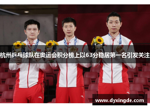 杭州乒乓球队在奥运会积分榜上以63分稳居第一名引发关注